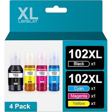 LOFBLAT 102 Suderinamas Epson 102 už EcoTank ET-2700 ET-2750 ET-2751 ET-2756 ET-3700 ET-3750 ET-4700 ET-4750 ET-4750 ET-15000