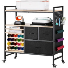 VEVOR amatų vežimėlis su stalviršiu, suderinamas su 