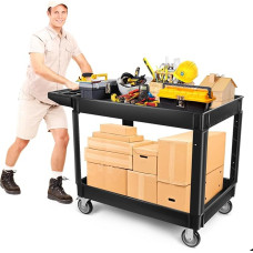 550 svarų sunkiasvoris komunalinių paslaugų vežimėlis ant ratų, 