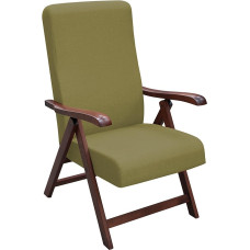 Maslegno Elite Miami Los Angeles Full Beech Chair with Polyurethane Foam Padding - 4 Positions Backrest - Standard Green