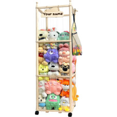 Plush Toy Storage, Stuffed Toy Storage, Cuddly Toy Storage, Large Capacity, Space Saving, for Playroom, Children's Room, Bedroom, Children's Room