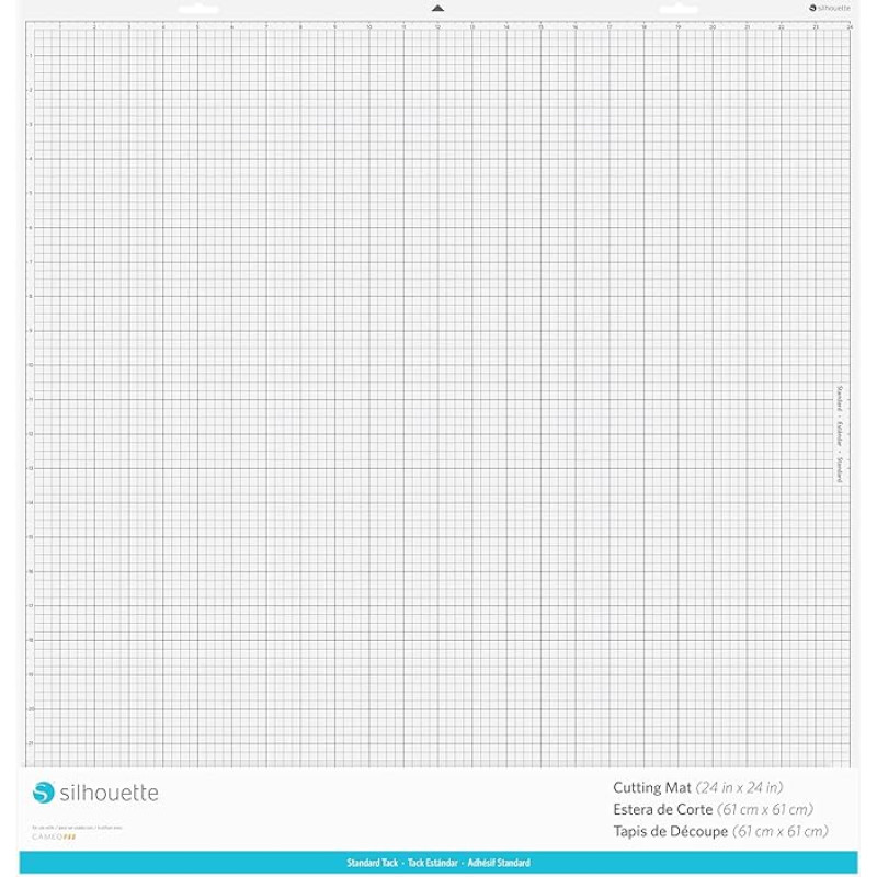 Silhouette America Silhouette Cutting Mat for SILHOUETTE CAMEO 4 PRO Standard Adhesive 61 x 61 cm