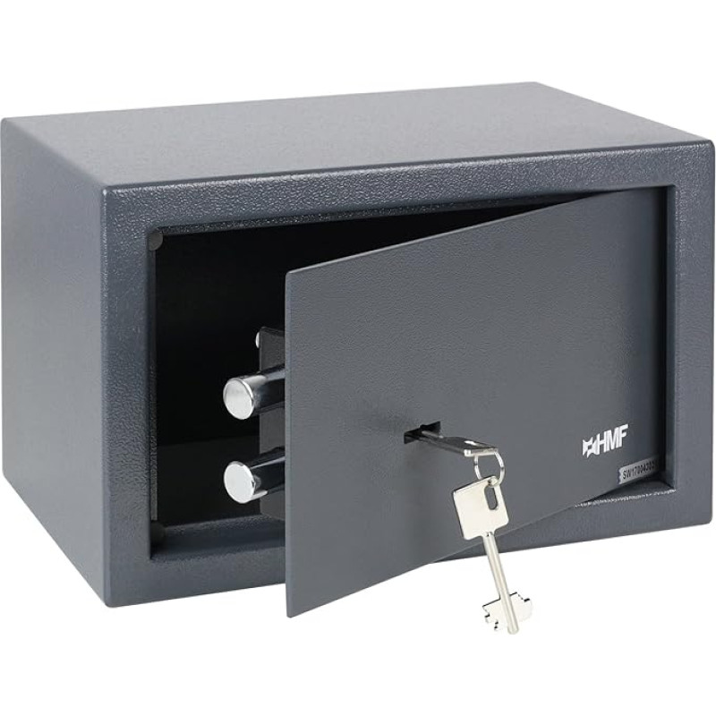HMF 49200 Furniture Safe with Double-Bit Lock 31.0 x 20.0 x 20.0 cm