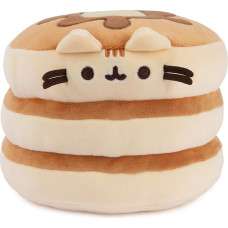 GUND Pusheen The Cat Pancake Squisheen Plush Toy, Squishy Toy Stuffed Toy from 8 Years, Brown, 15.2 cm