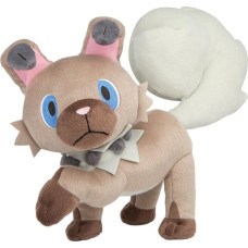 Pokemon T19323 Tomy Plush Figure, Cuddly Toy of Rowlet , Pokémon Rockruff