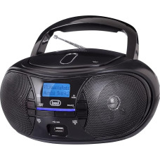 Trevi CMP 581 DAB Portable Stereo Radio with CD Player, MP3 Player, DAB+/FM Radio, USB Inputs and AUX-IN, Digital Display with LED Dot Matrix, High Readability, Swivelling Telescopic Antenna