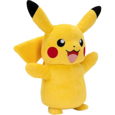 Pokémon PKW2365-28 cm Deluxe Featured Plush - Pikachu, Official Plush with Movements, Light and Sound