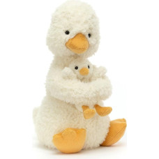 Jellycat Huddles Duck with Baby Collectible Plush Decoration