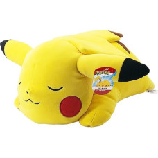 Pokémon Bandai Pikachu Plush Toy 40 cm Sleeping - Plush Super Soft - WT97920