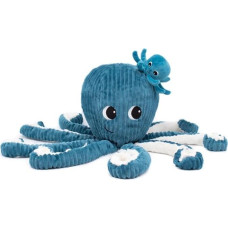 LES DÉGLINGOS Ptipotos by Filou the Octopus Mum and Her Baby - Cuddly Toy for Babies - Plush Toy Baby - Birth Gift - 65 cm - Pink