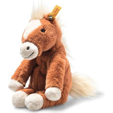 Steiff 75865 Animals Soft Cuddly Friends Gola Floppy Horse 27 cm Cuddly Toy for Children Soft & Cuddly Washable Red Brown (075865)