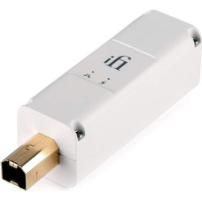 iFi iPurifier3 – USB 3.0 Störsignalfilter für Audio, USB-Daten und USB-Spannung mit Active Noise Cancellation (ANC) USB Buchse Typ-B, weiß/für Audio-Anwendungen, HiFi, Home-Cinema, Computer