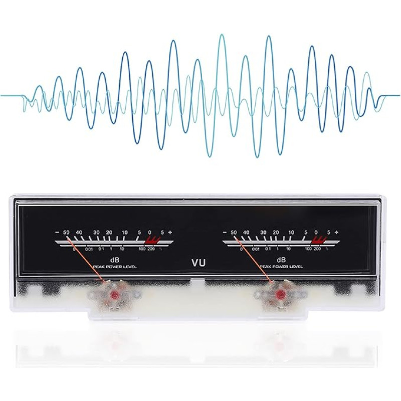 Vu Meter, P-78Wtc-W Pointer Power Amplifier DB Meter, 3 Piece LED High Backlight LED, The Most Basic Audio Equipment Tool for DIY, Home Audio, Car Audio