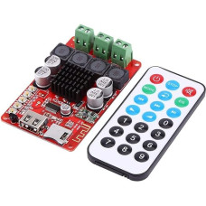 Bluetooth Audio Reception Amplifier Board 50W-50W DC 8V-26V TF Card Decoder with Remote Control LAC WAV MP3 WMA