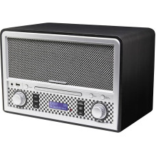 Soundmaster NR955SW Nostalgie Stereoanlage Retro Kompaktanlage Radio DAB+ UKW Radio USB CD Player MP3 Bluetooth Streaming