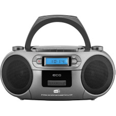 ECG CDR 999 DAB DAB+ / FM Radio with CD/Cassette Player, Silver