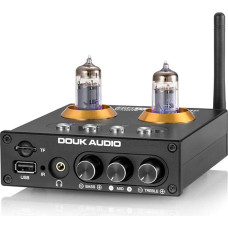 Mini Bluetooth 5.0 Valve Tube Preamplifier HiFi Stereo Receiver Audio Headphone Amp USB SD Player