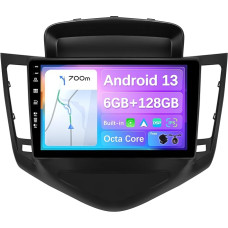 JOYX - [6G+128G] - Android 12 IPS Car Radio Fits Chevrolet Cruze (2009-2014) - Wireless CarPlay/Android Car/DSP - Camera & Mic - 9 Inch 2 DIN - DAB Steering Wheel Control WiFi Fast Boot 360 Camera 4G