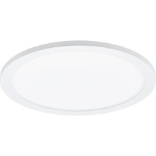 EGLO Sarsina LED lubų šviestuvas, reguliuojamo ryškumo paviršinis šviestuvas, pagamintas iš aliuminio ir plastiko, baltos spalvos lubų šviestuvas, neutralios baltos spalvos lubų apšvietimas, virtuvės šviestuvo skersmuo 30 cm