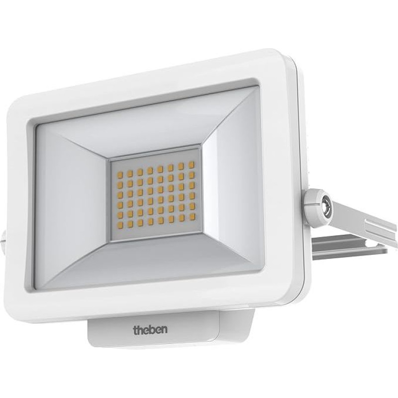 Theben 1020692 theLeda B20L W WH LED prožektorius su 20 W, sukasi 360° kampu, 3000 K, šiltai baltos spalvos