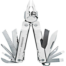 Leatherman Super Tool 300 Stainless Steel Black Oxide, Includes Nylon Molle Holster Replaceable