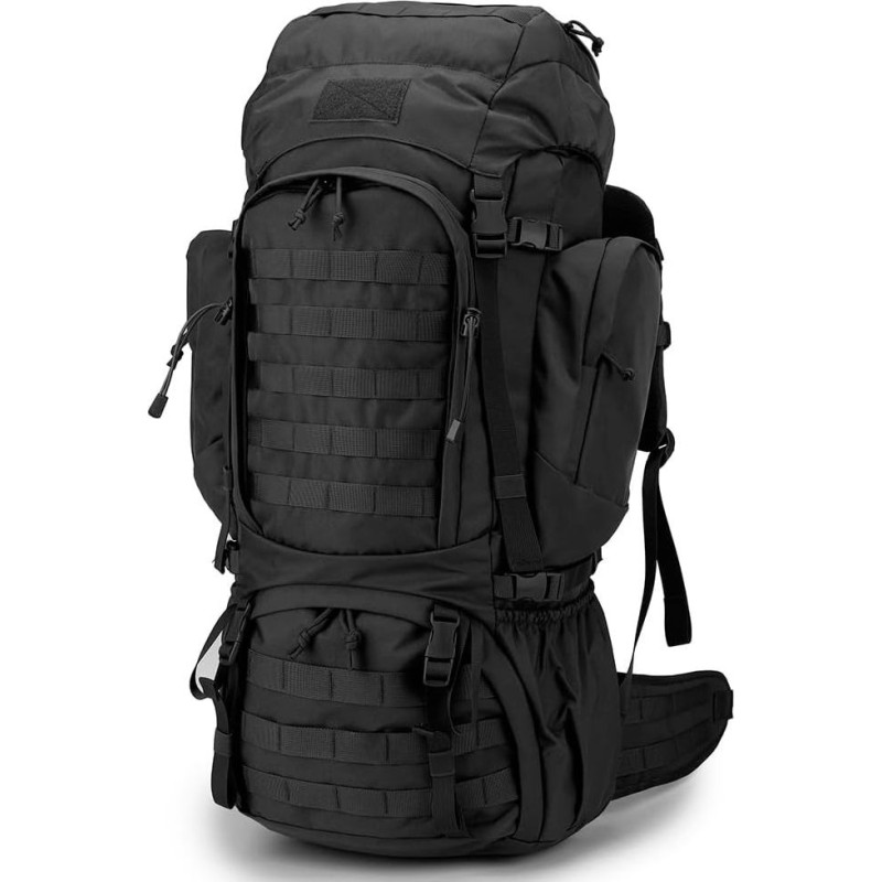 Mardingtop 60 Liter Taktischer Rucksack mit Regenhülle Großer Trekkingrucksäcke Erweiterbar Outdoor Rucksack Wanderrucksäcke für Reisen, Camping, Wandern