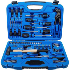 BGS 2217 | Kištukinių raktų įrankių dėžutė | 67 dalys | užpildyta | Raktas, veržlių ir reketų dėžutė | Atsuktuvas