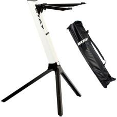 STAY MUSIC kompaktiškas klaviatūros stovas su krepšiu - baltas