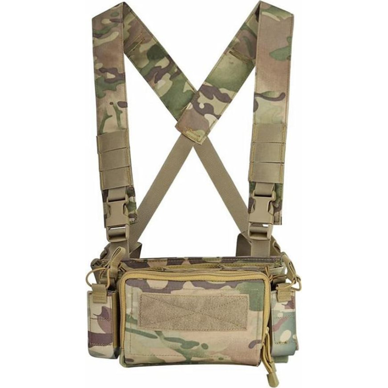 Kamufliažinė greito atleidimo taktinė liemenė Airsoft amunicijos krūtinės liemenė 5.56 9 mm žurnalo laikiklis kovinis taktinis karinis