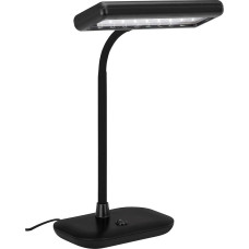 BRILONER - LED Desk Lamp with On/Off Switch, Swivelling, Cool White Light Colour, Table Lamp, Bedside Lamp, Table Lamp, Decoration, Office Lamp, Reading Lamp Bed, 44 x 23 x 12 cm, Black