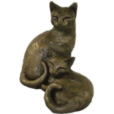 Paul Jenkins bronzinė kačių skulptūra TOBY & POPPY
