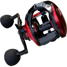 Spinnrolle 15Kg Professionelle Angelrollen Baitcast Rollen Big Game Baitcasting Jigging Angeln 8+1 BB 6,4:1 Magnetbremse Seebarsch Karpfenrolle Roller