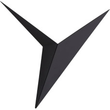 Triangle Shaped Iron LED Wall Light, Black Wall Light, Industrial Wall Lamp, Indoor Wall Lamp, Modern Wall Lamp for Living Room, Bedroom, Bedside, Hotel, Bar (Warm Light)