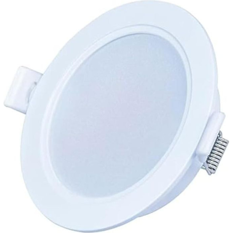 LED įleidžiamieji šviestuvai Embedded Spotlight Šiltai balta šviesa 3000 K 6 W AC185-240 V Skersmuo 95 mm Taikoma skylė 75 mm Ultra plonas antirefleksinis LED įleidžiamųjų lubų šviestuvas IP44 Lubų šviestuvai - 10 vnt. pakuotė
