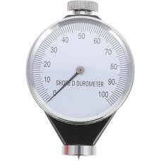 Portable Shore D Hardness Tester Durometer with Large Display Polished Surface for Hard Plastics Rubber and Durable Meter for Precise Hardness Measurement