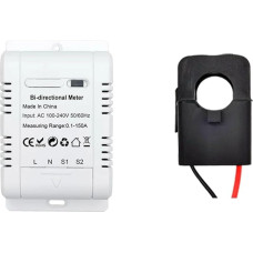 TUYA WiFi išmanusis elektros skaitiklis, 150 A mobiliosios programėlės stebėjimo elektros skaitiklis, saulės fotovoltinis dvikryptis srovės skaitiklis 100 V 240 VAC