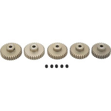 RC-Car-Ritzelgetriebesätze, 5-Zahn-Optionen, Aluminiumlegierung, langlebig, leichtgängig, für 1/8 1/10 Crawler