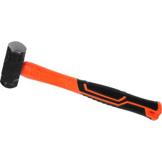 Schwerer Maurerhammer 1Lb mit Stoßdämpfendem Softgriff Achteckiger Stahlhammer für Betonabbruch und Wandabriss Industriehammer für Bau und Renovierung