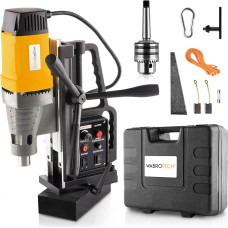 WABROTECH WT28RE Magnetinis grąžtas 60 mm - Magnetinis šerdinis gręžtuvas 300 aps/min - Magnetinio laikymo jėga 13800 N - Nešiojamasis magnetinis gręžimo įrenginys M3-M22, skirtas metalo apdirbimui - Šerdinis gręžtuvas 2080 W - Magnetinis gręžtuvas