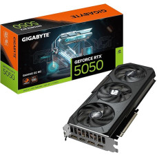 Gigabyte GeForce RTX 5050 Gaming OC 8G Graphics Card - 8GB GDDR6, 128bit, PCI-E 5.0, 2632MHz Core Clock, 2 x DP, 2 x HDMI, NVIDIA DLSS 4, GV-N5050GAMING OC-8GD