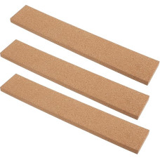 Angoily Selbstklebende Korkstreifen 3 Stück Aus Robustem Kork Rahmenlose Memotafel Für Wanddekoration Und Notizen Wiederverwendbar 30x5cm