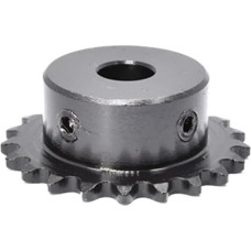Kettenrolle Ritzel, Kettenrad， Rollenkettenantriebsrad 04C 20T-30T Bohrung 6mm-16mm 45 Stahl Teilung 6,35mm (23 dantys, 12mm)