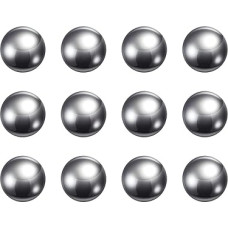12 x tiksliųjų rutuliukų 14 mm skersmens G1000 201 nerūdijančio plieno guoliams