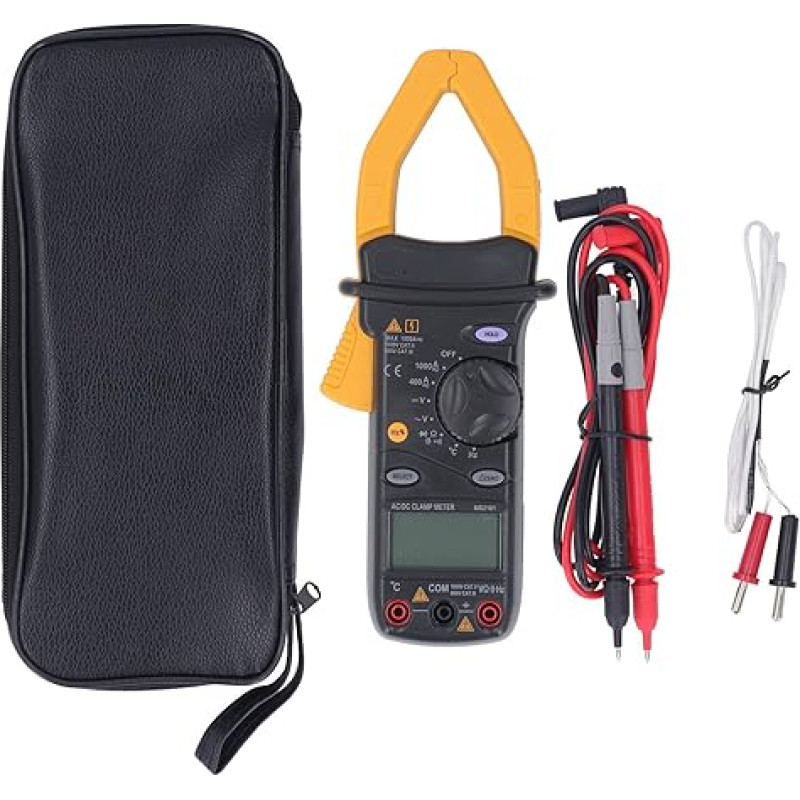 Digitales Zangenmessgerät, Multimeter, Stromprüfer, tragbarer elektrischer Spannungsprüfer mit großem Testbereich, hohe Genauigkeit für elektrische Tests, Haushaltsgebrauch,