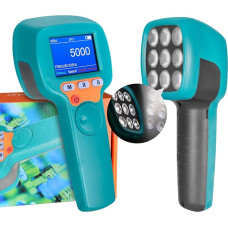 Skaitmeninis rankinis stroboskopas 60-99999 FPM, nekontaktinis LED stroboskopas YF-DT100B, 1500 liuksų stroboskopinis greičio matuoklis su spalvotu LCD ekranu, stroboskopinis greičio matuoklis su 2200 mAh baterija
