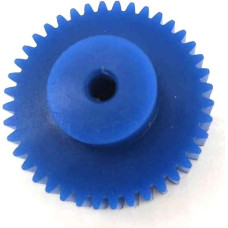 Kunststoff-Motorzahnrad, juodoji nailono stirna, 1 modulis, 20 šukių, 7 mm storio su skydeliu lęšiams