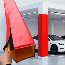 Schaumstoffabdeckung für Garage, quadratischer Pfostenschutz, Allwetter-Polsterung für Kellersäulen und Basketballkorb-Schutz, langlebige Stangenwickel für Stoßdämpfung