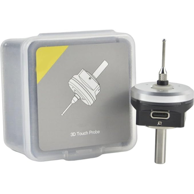 3D-Kontaktsonde TP06 mit Kabel für CNC-Maschine, Edelstahl-Kantenfinder-Set 5-24 V DC, N-C/NO umschaltbarer Auslöser (6 mm NO)