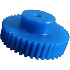 Blaues Kunststoff-Motorzahnrad 1,5M 28T Stirnrad 45mm Durchmesser 15mm Zahnstärke Verschiedene Bohrungsgrößen(6MM BORE)