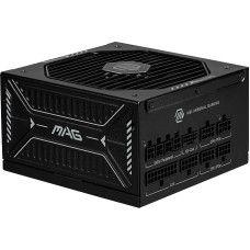 MSI MAG A1000GLS PCIE5 maitinimo šaltinis, 1000 W, 80 Plus Gold, ATX 3.1, PCIe 5.1 GPU palaikymas, 12V-2x6, dviejų spalvų 12V-2x6 jungtis, ATX maitinimo šaltinis, reljefinis kabelių apvalkalas